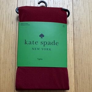Kate Spade Burgundy Tights